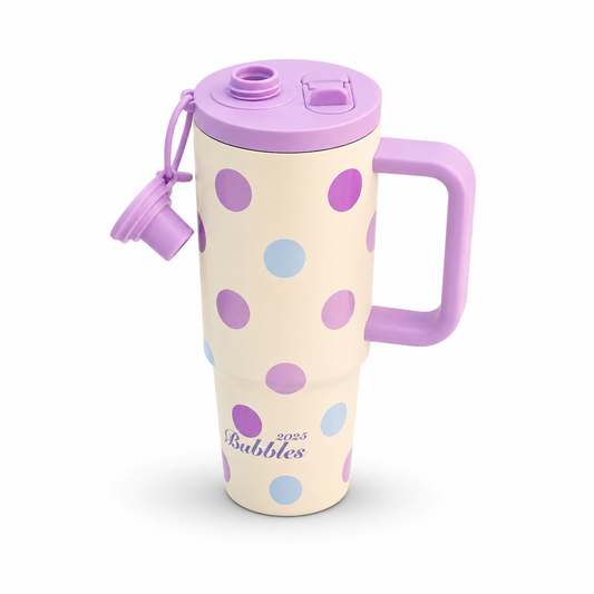 Dotted Stainless steel Insulated Trumler-1200ml