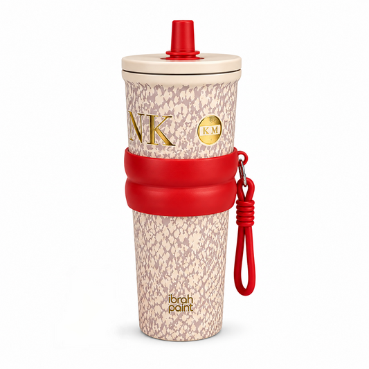 Premium Stainless Steel Tumbler with Carry Strap