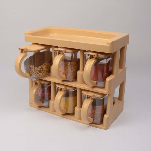 Spice Rack Masala Box 6 Pcs Set