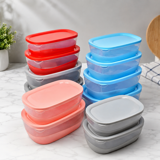 Elite Royal Food Container/ 4 Pc Bowl Set/ High quality Durable Plastic