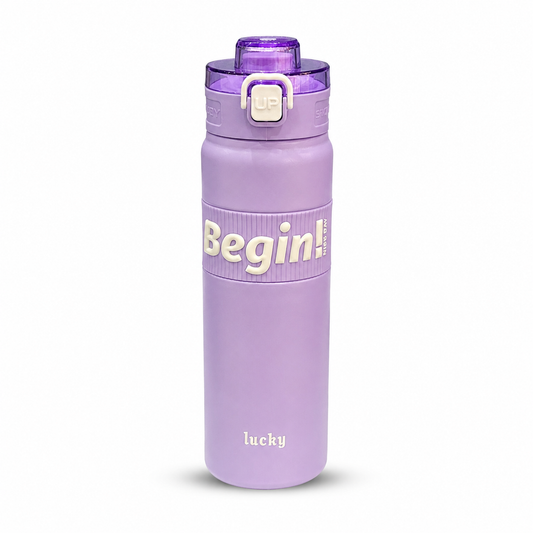 Beginning Lavender Stainless Steel Water Bottle
